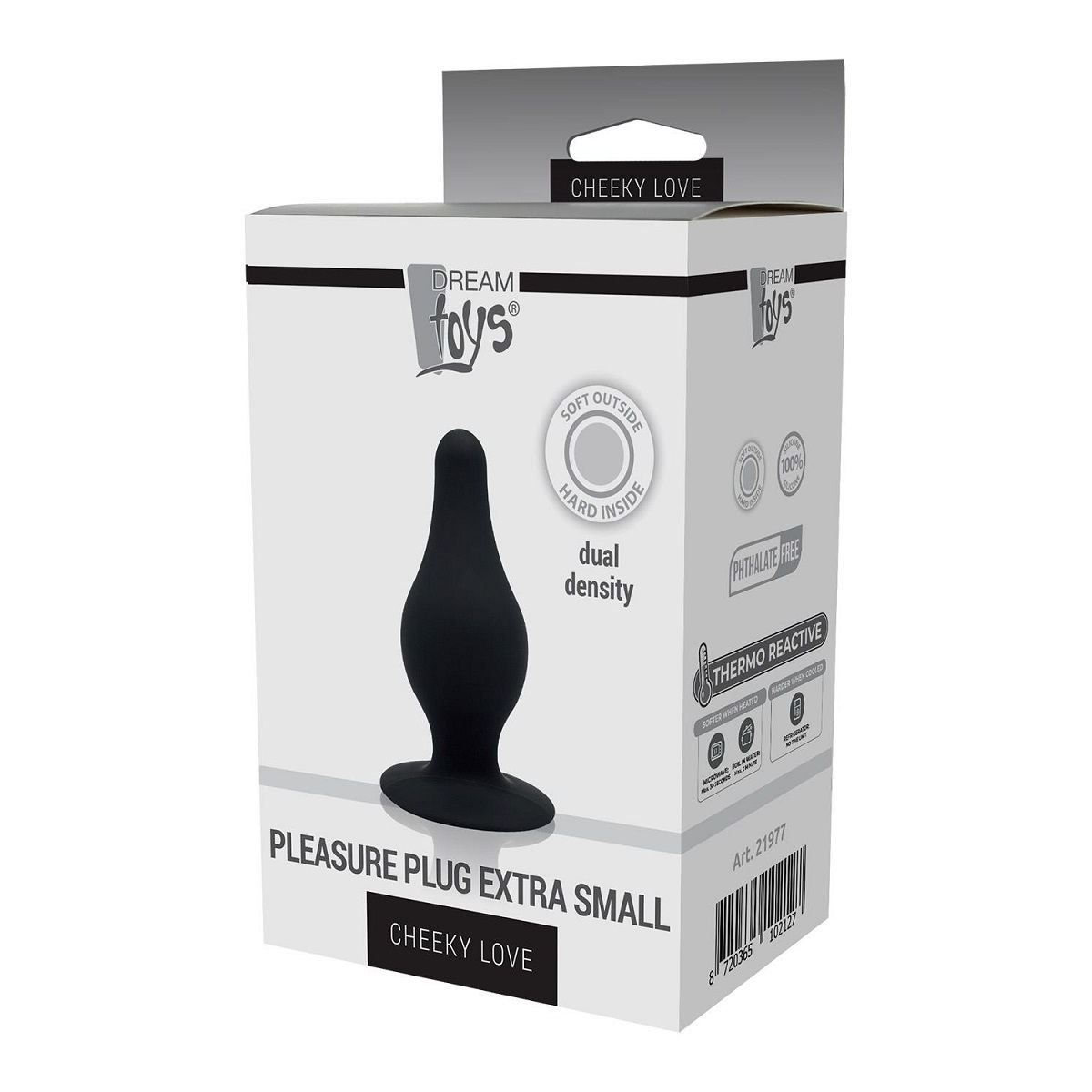 Купить черный анальный стимулятор dual density pleasure plug xs - 6,4 см. Image