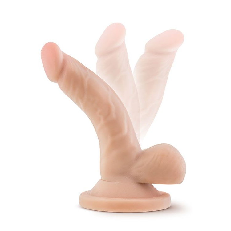 Купить телесный анальный фаллоимитатор 4 inch mini cock - 12 см. Image