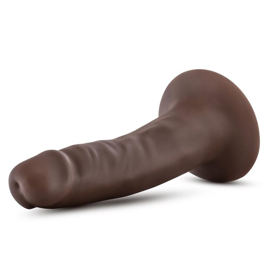 Купить коричневый фаллоимитатор-реалистик 5 inch posable dildo - 13,9 см. Image