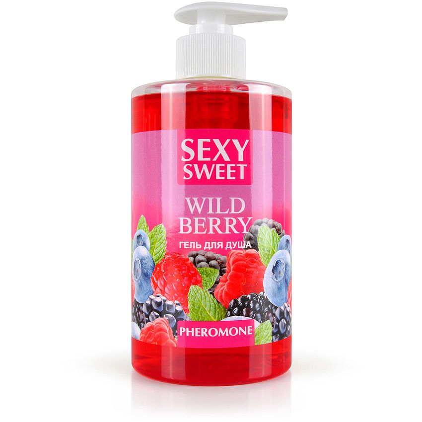 Купить гель для душа sexy sweet wild berry с ароматом лесных ягод и феромонами - 430 мл. Image