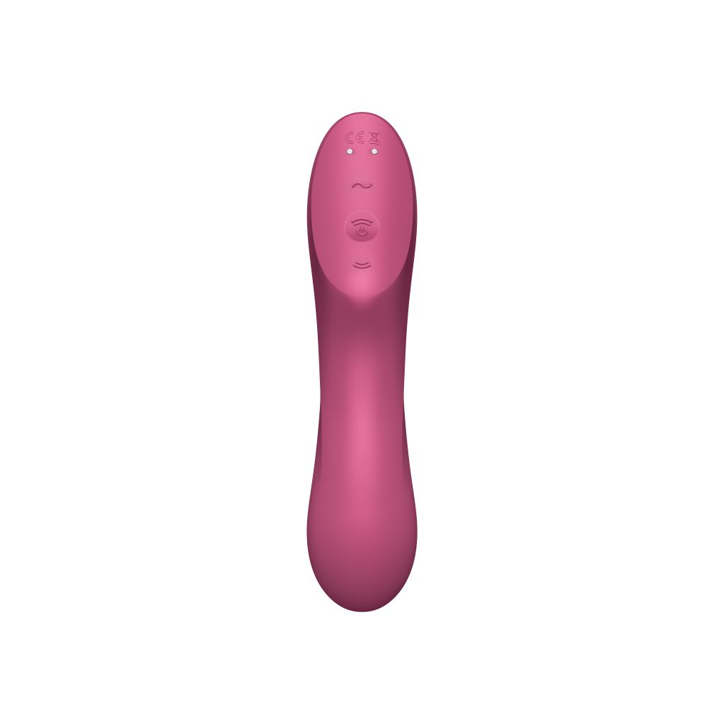 Купить малиновый вакуум-волновой вибростимулятор satisfyer curvy trinity 3 Image