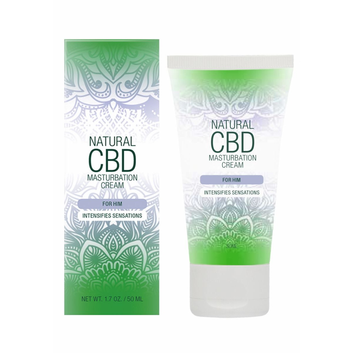 Купить крем для мастурбации для мужчин natural cbd masturbation cream for him - 50 мл. Image