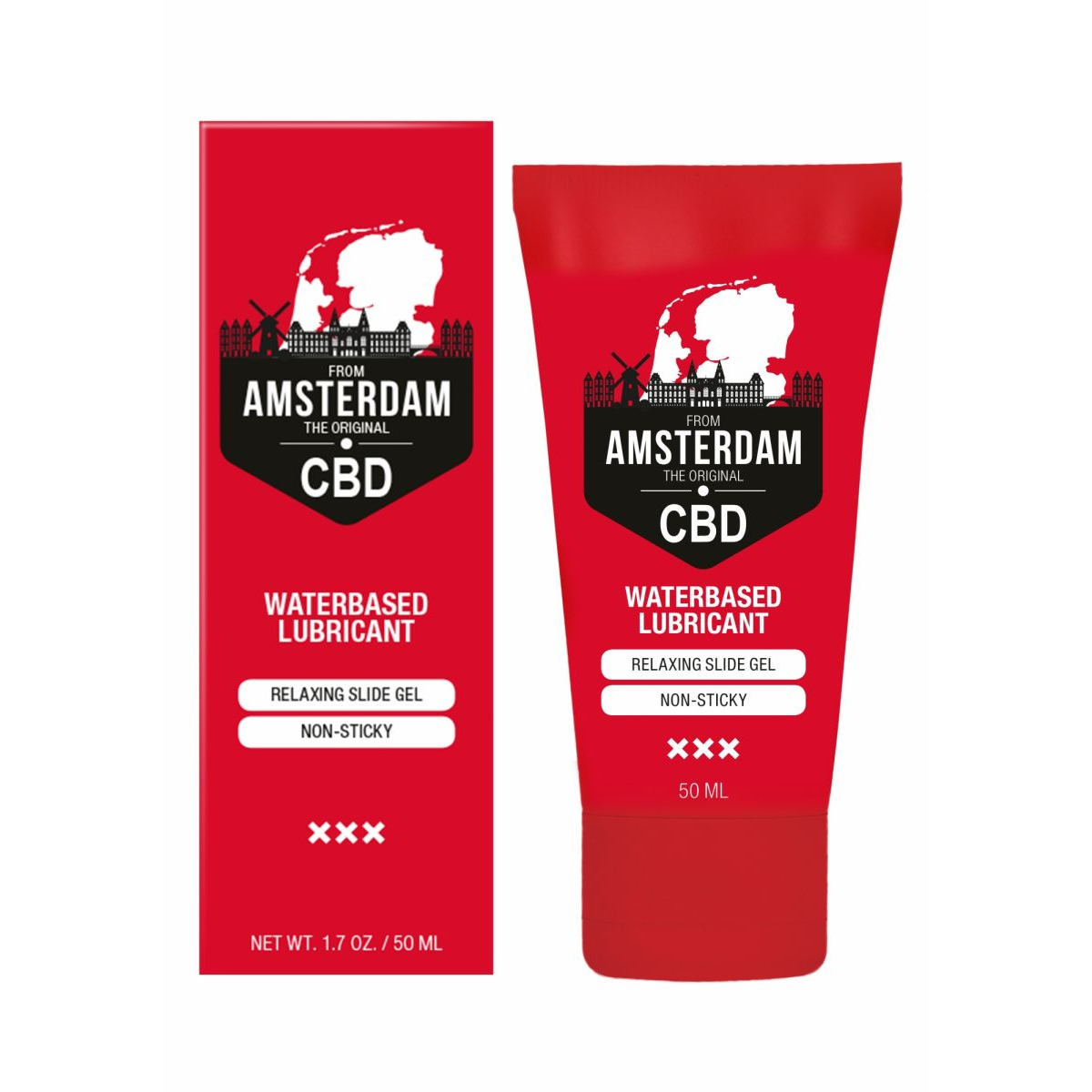 Купить лубрикант на водной основе cbd from amsterdam waterbased lubricant - 50 мл. Image