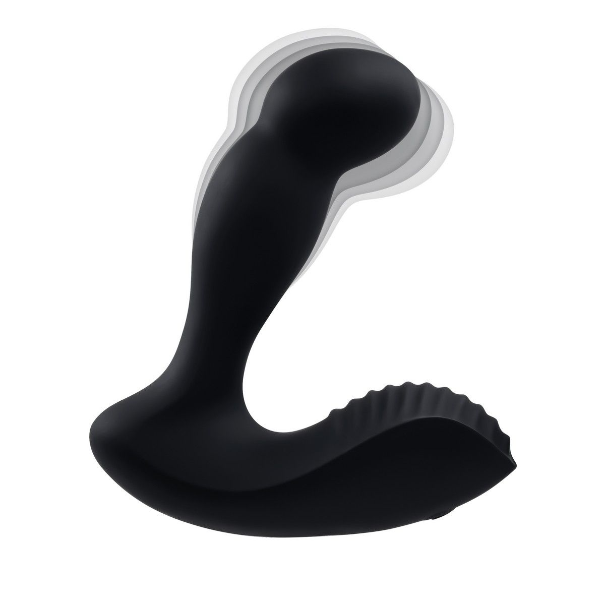 Купить черный массажер простаты adams come-hither prostate massager - 13,5 см. Image