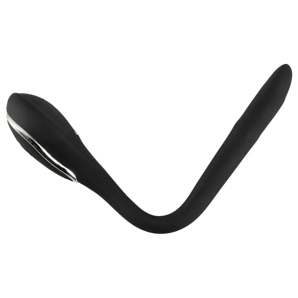 Купить черный гибкий уретральный стимулятор с вибрацией vibrating bendable dilator - 13,5 см. Image