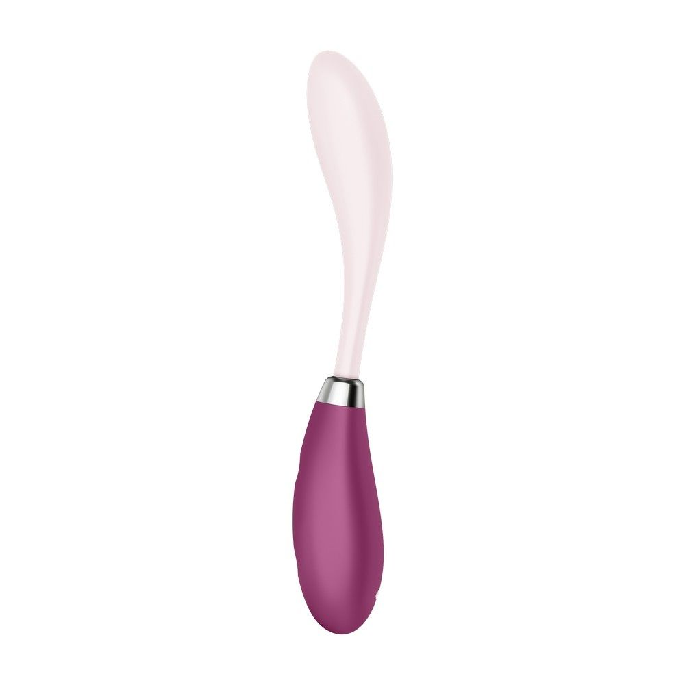 Купить розовый гибкий вибратор g-spot flex 3 - 19,5 см. Image