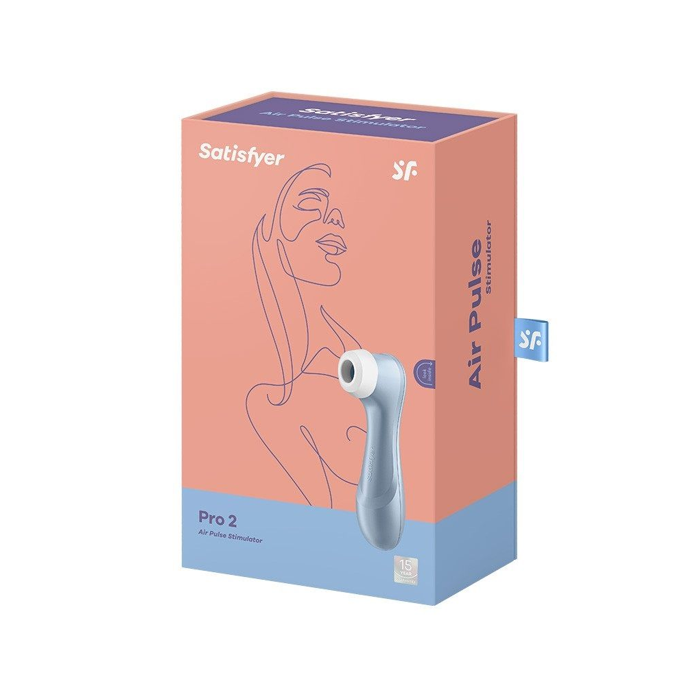 Купить голубой вакуум-волновой стимулятор клитора satisfyer pro 2 Image