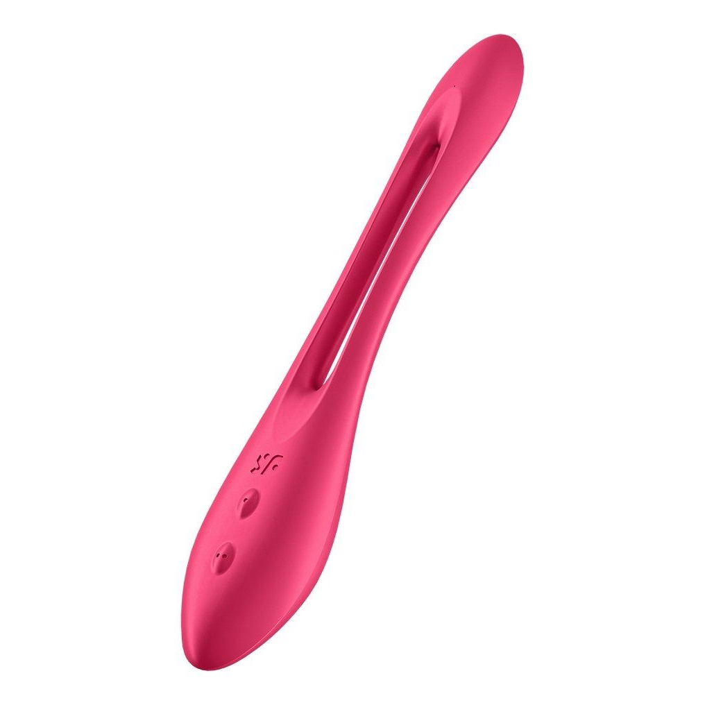 Купить красный многофункциональный вибратор для пар satisfyer elastic joy Image