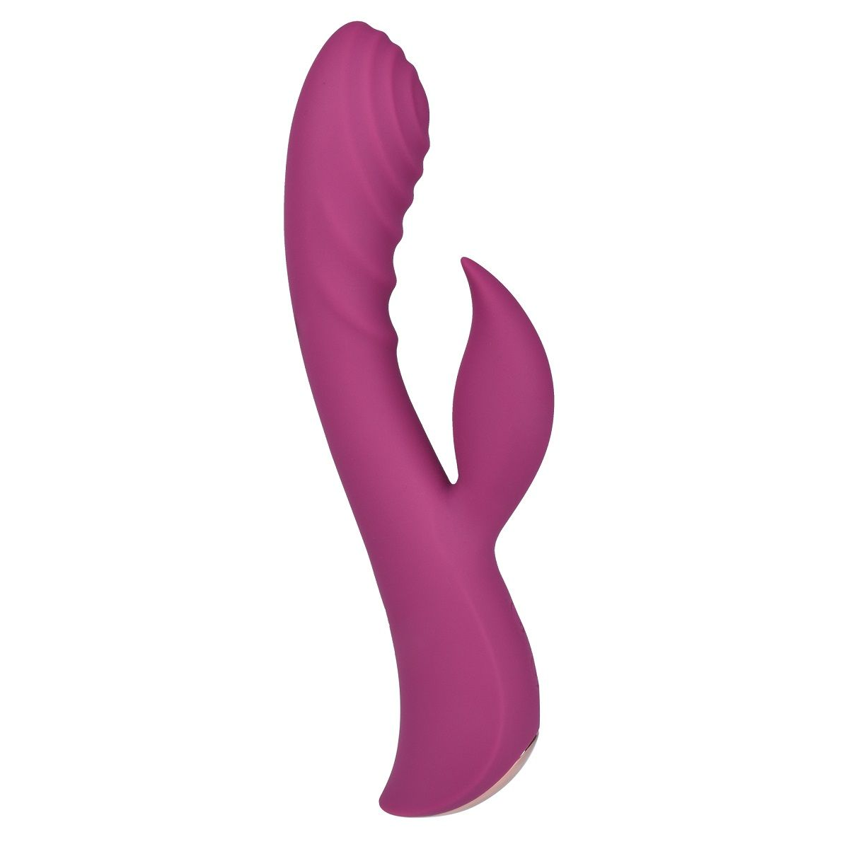 Купить бордовый вибратор-кролик powerful rabbit vibrator - 19,1 см. Image