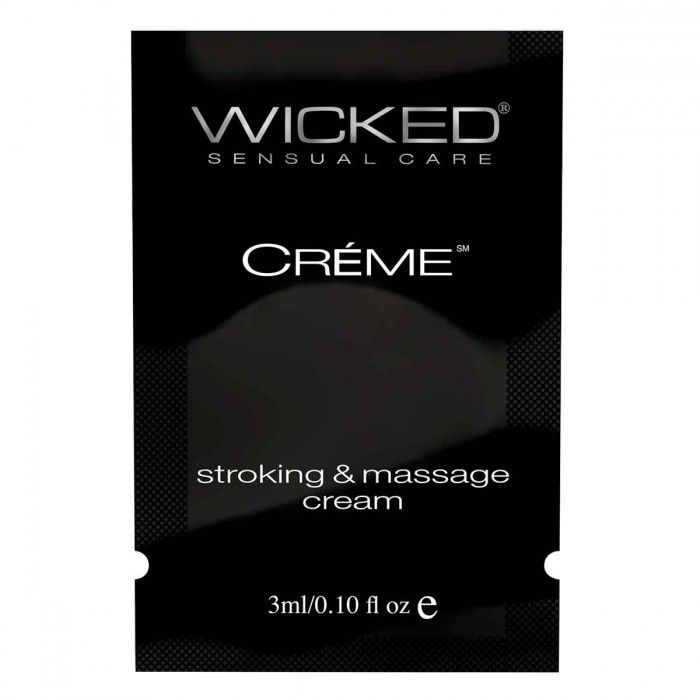 Купить крем для массажа и мастурбации wicked stroking and massage creme - 3 мл. Image