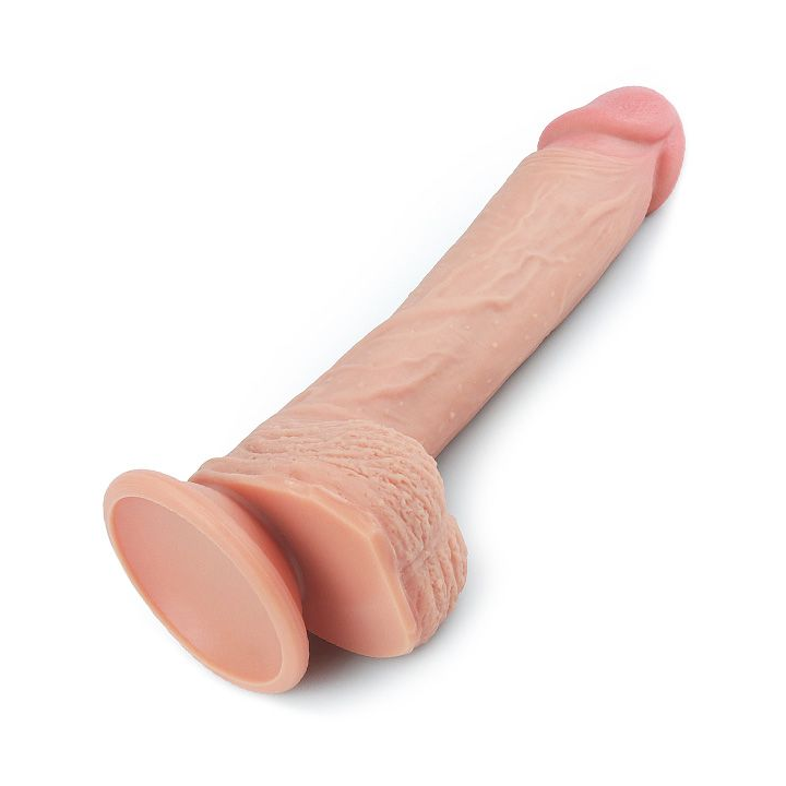 Купить телесный фаллоимитатор 8.5 dual-layered silicone nature cock - 22 см. Image