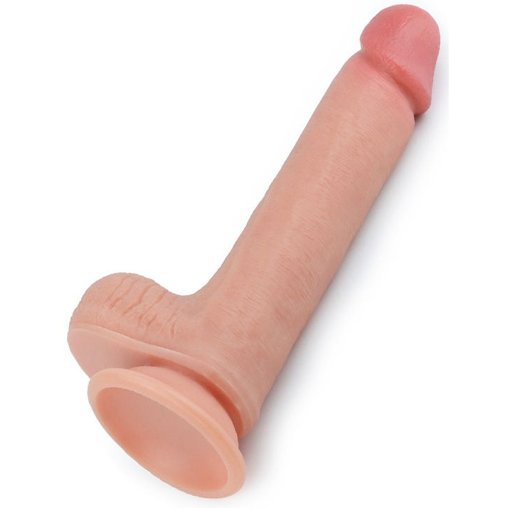 Купить телесный фаллоимитатор 8 dual-layered silicone nature cock - 20,5 см. Image