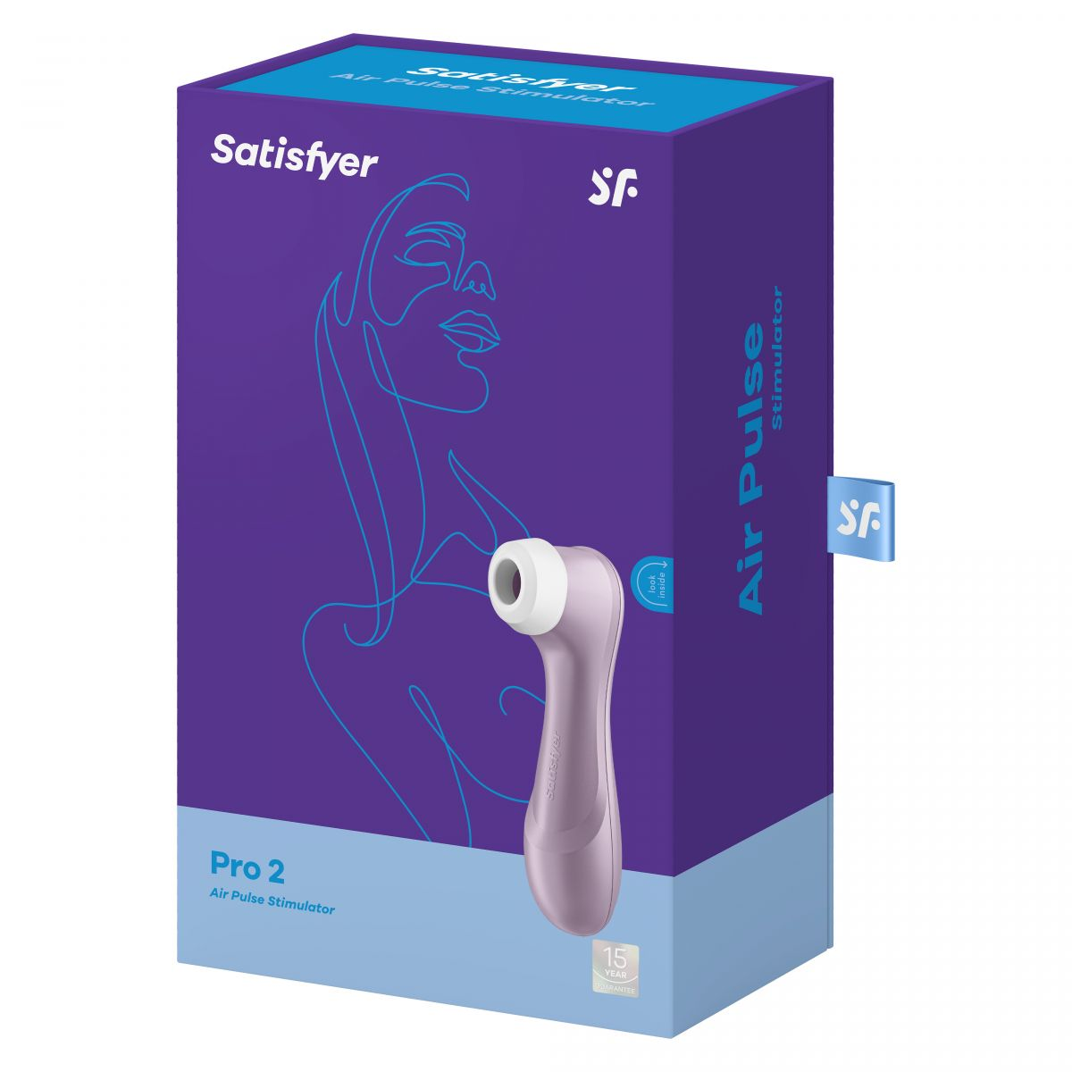 Купить сиреневый вакуум-волновой клиторальный стимулятор satisfyer pro 2 Image