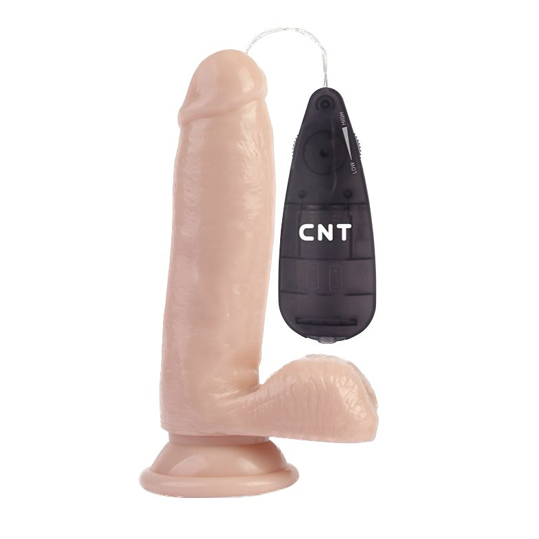 Купить телесный вибратор-реалистик 6.7 stud realistic dildo - 17,5 см. Image