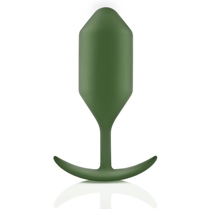 Купить пробка цвета хаки для ношения b-vibe snug plug 4 - 14 см. Image