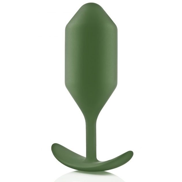 Купить пробка цвета хаки для ношения b-vibe snug plug 4 - 14 см. Image