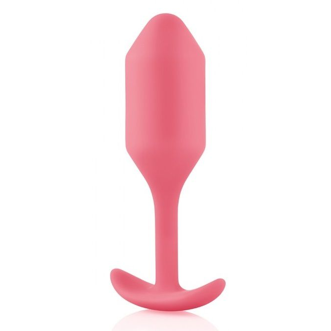 Купить розовая пробка для ношения b-vibe snug plug 2 - 11,4 см. Image