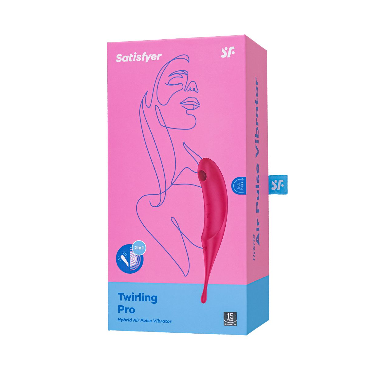 Купить красный вакуум-волновой стимулятор клитора satisfyer twirling pro Image