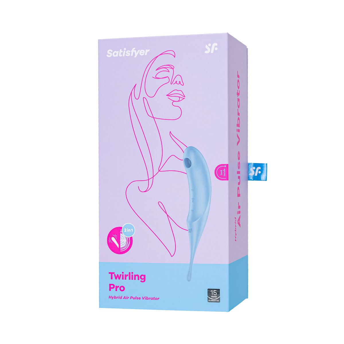 Купить голубой вакуум-волновой стимулятор клитора satisfyer twirling pro Image