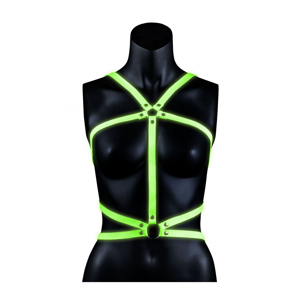 Купить портупея body harness с неоновым эффектом - размер l-xl Image