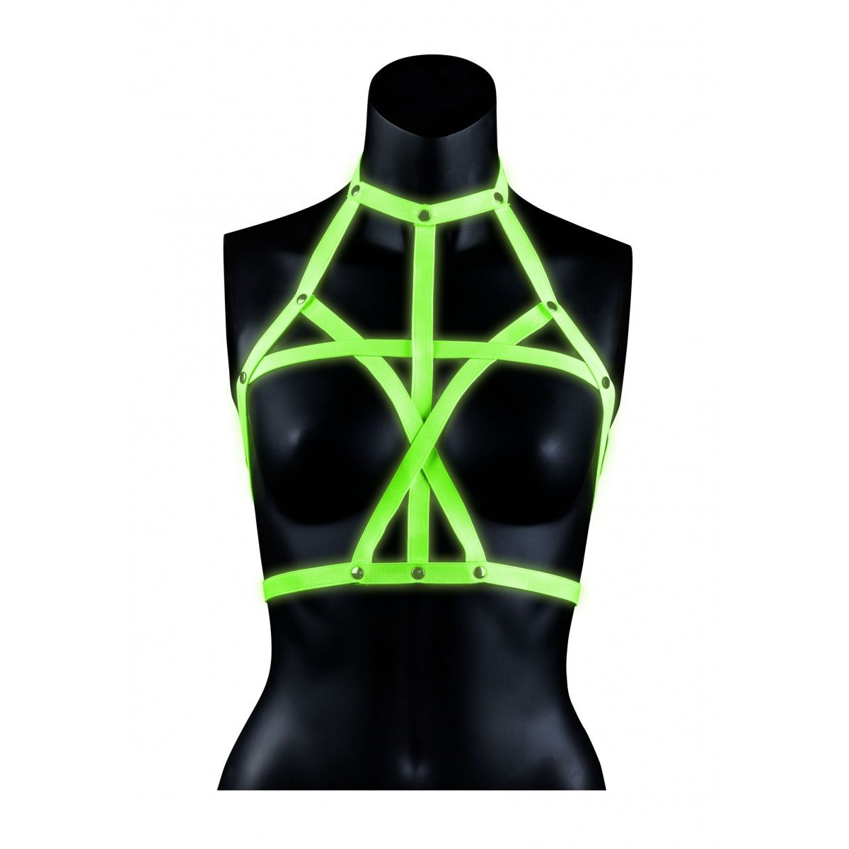 Купить портупея bra harness с неоновым эффектом - размер l-xl Image