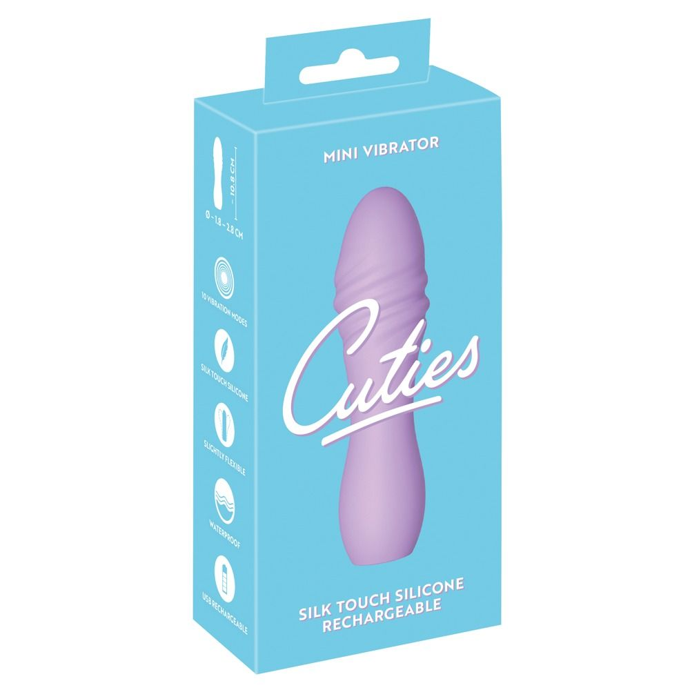 Купить сиреневый мини-вибратор cuties - 10,8 см. Image