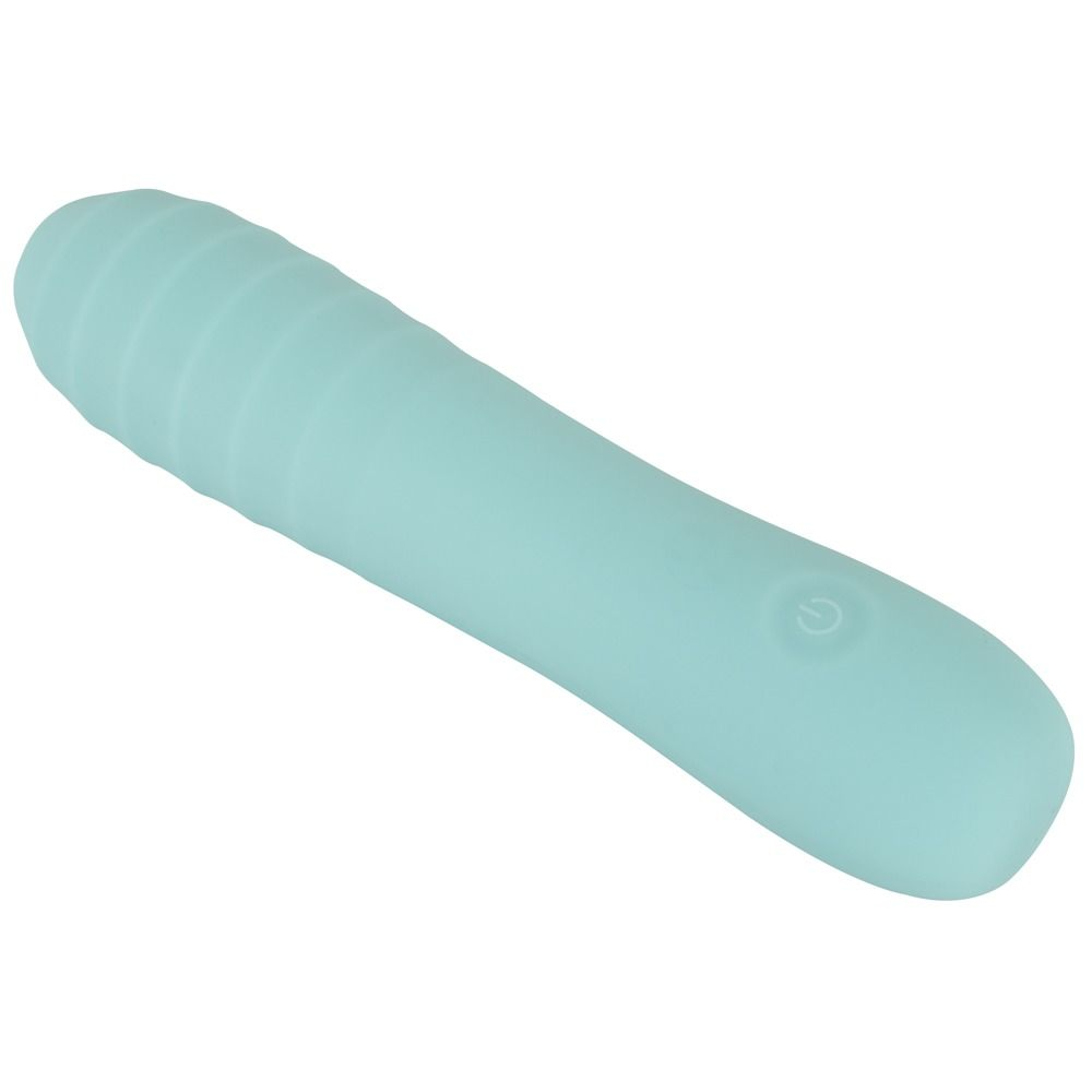 Купить аквамариновый мини-вибратор straight vibrator - 16,4 см. Image