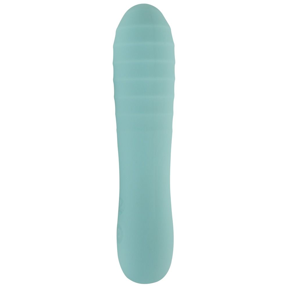 Купить аквамариновый мини-вибратор straight vibrator - 16,4 см. Image