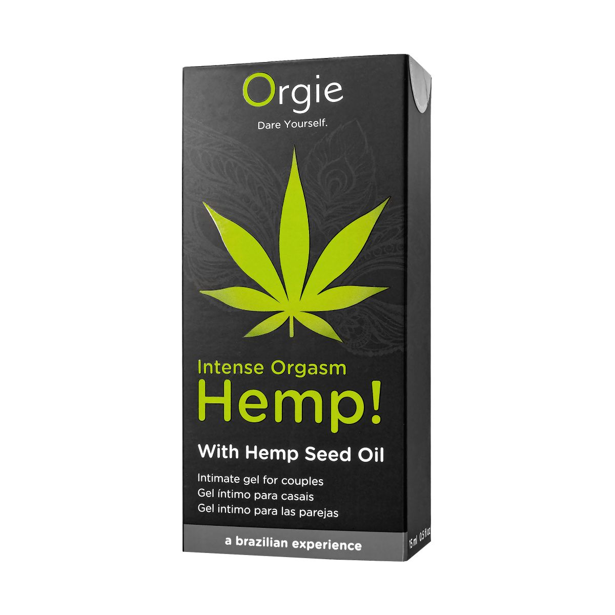 Купить возбуждающий интимный гель для пар orgie hemp intense orgasm - 15 мл. Image