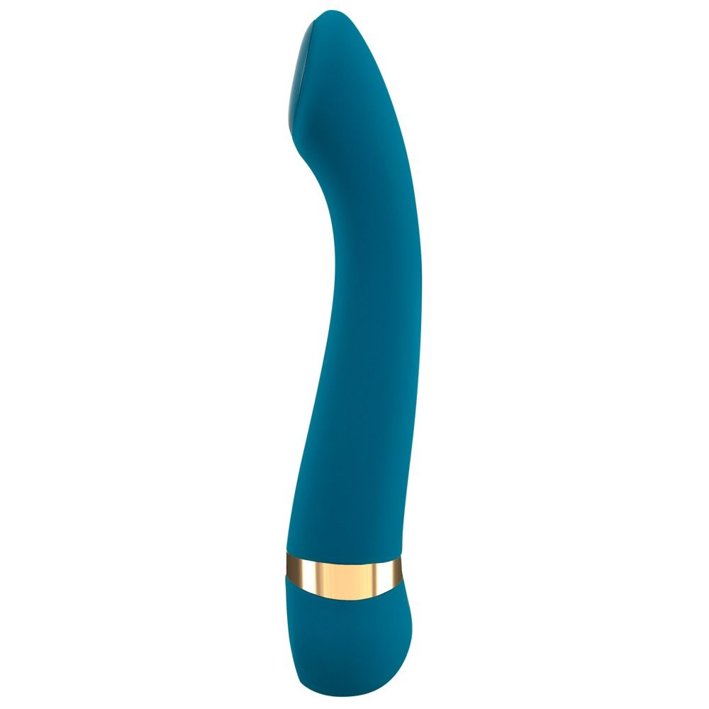 Купить бирюзовый вибромассажер с температурными режимами hot n cold vibrator - 21,6 см. Image