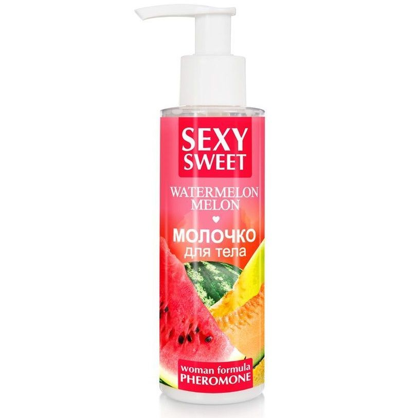 Купить молочко для тела с феромонами и ароматом дыни и арбуза sexy sweet watermelon&amp;amp;melon - 150 гр. Image