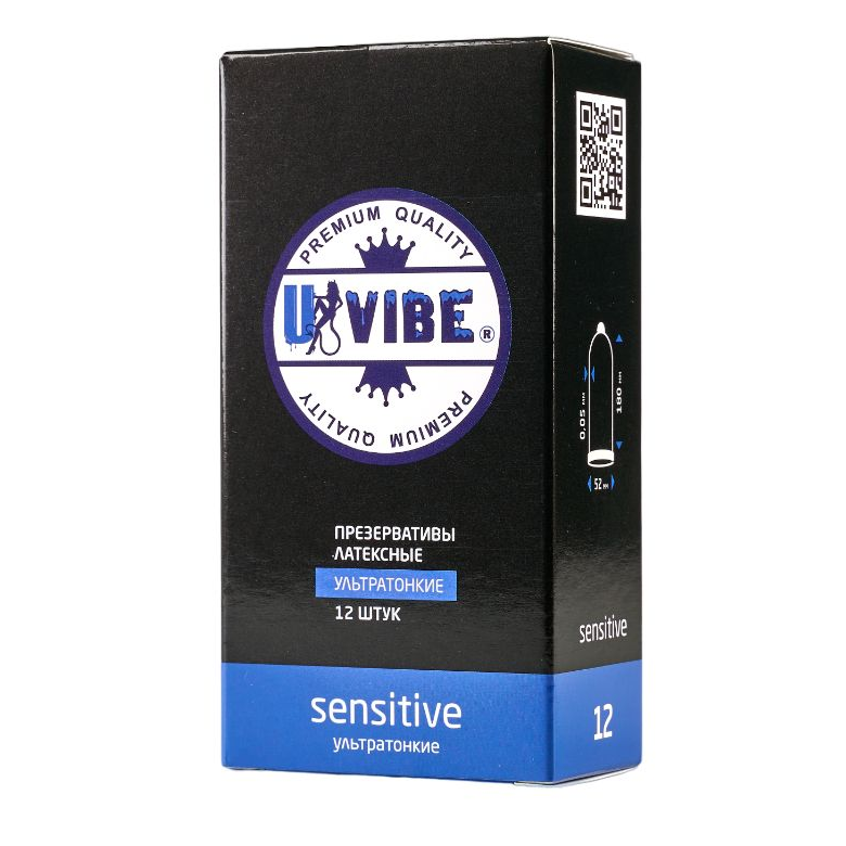 Купить ультратонкие презервативы uvibe - 12 шт. Image