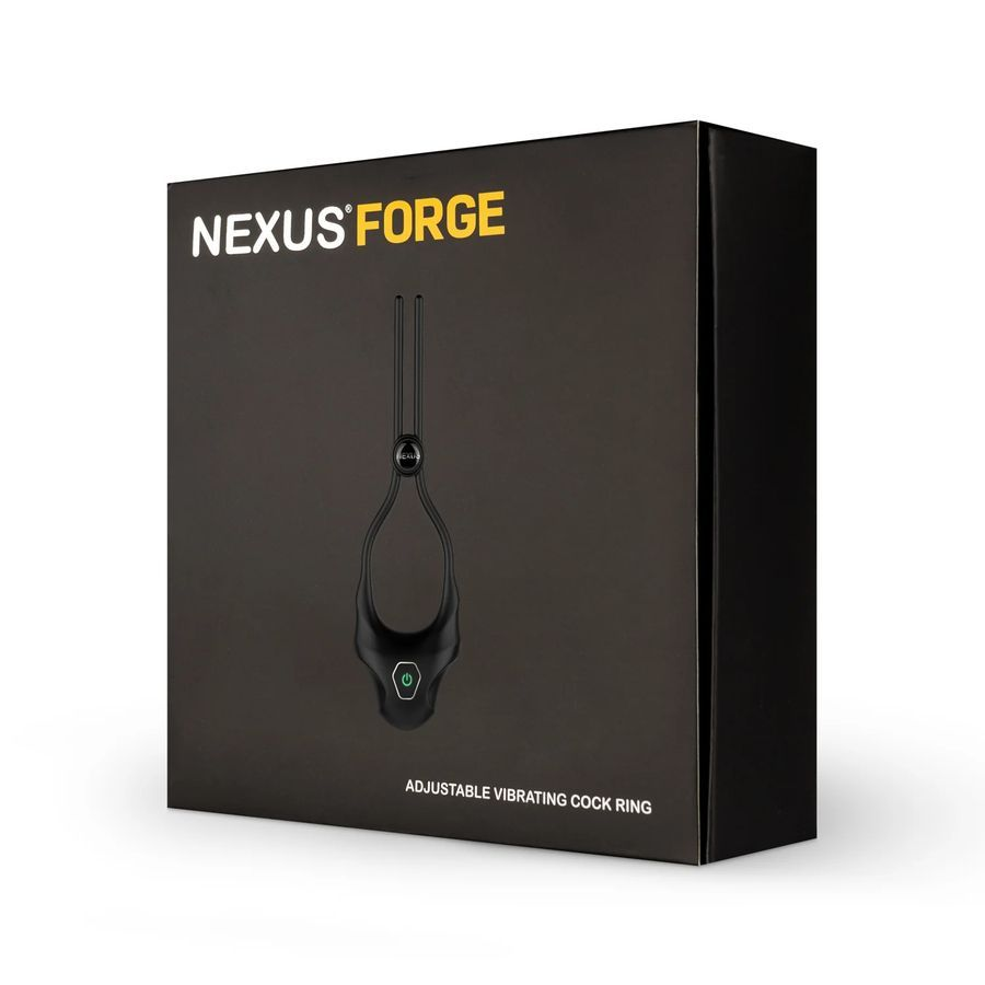 Купить черное эрекционное лассо с вибрацией nexus forge Image