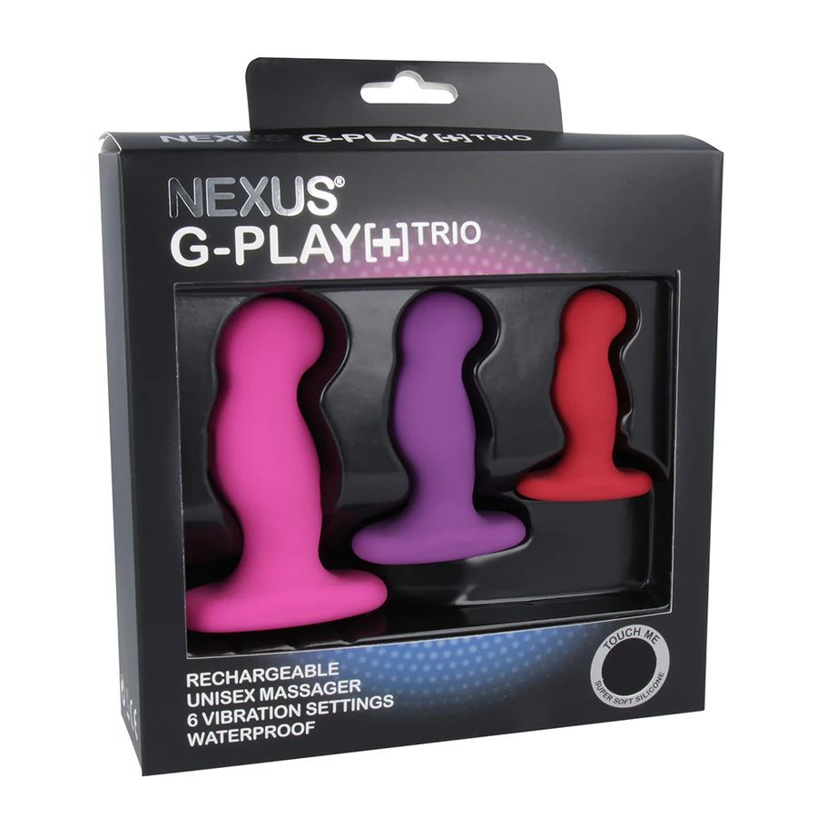 Купить набор из 3 цветных вибровтулок nexus g-play+ trio Image