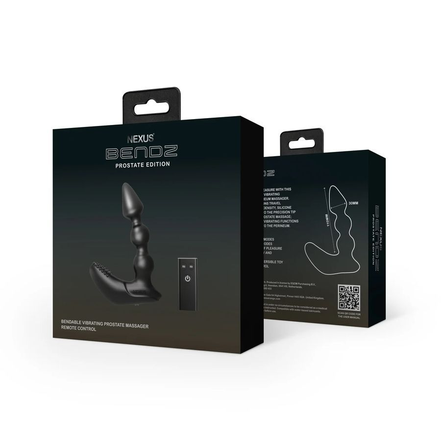 Купить черный вибростимулятор nexus bendz prostate edition - 14,1 см. Image