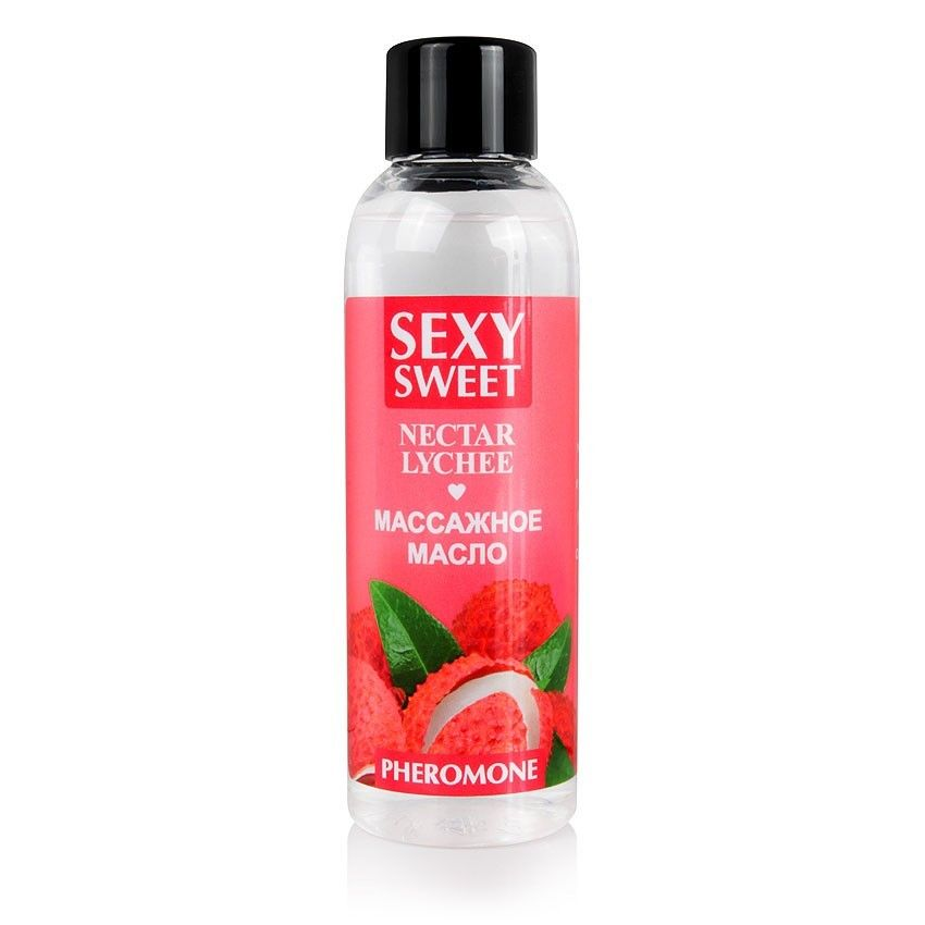 Купить массажное масло sexy sweet nectar lychee с феромонами и ароматом личи - 75 мл. Image