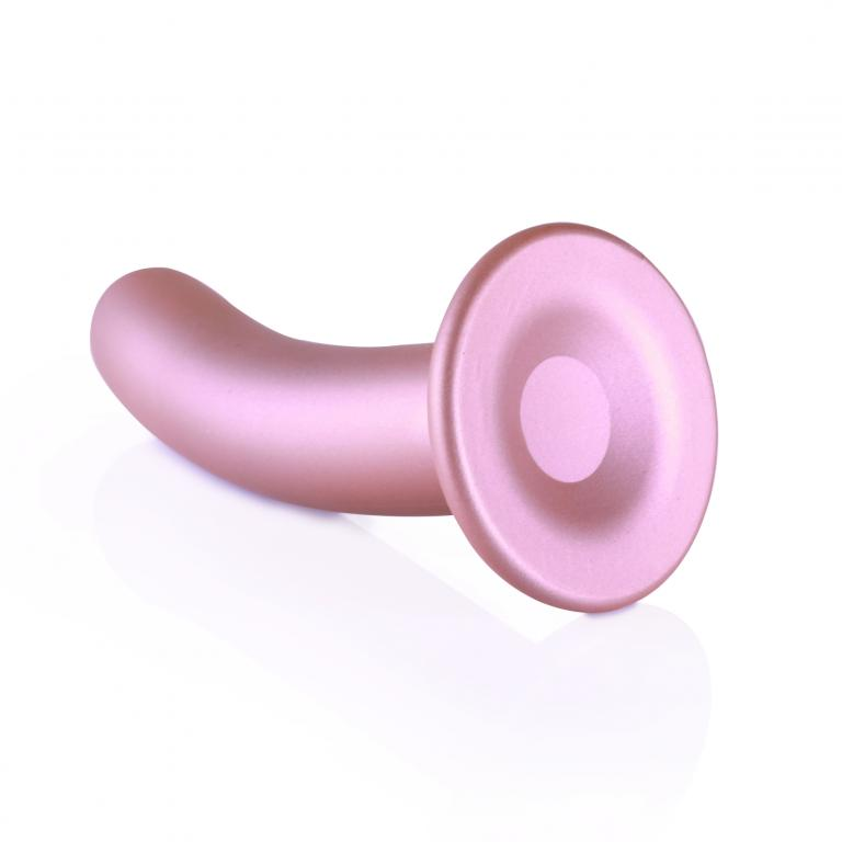 Купить розовый фаллоимитатор smooth g-spot - 15 см. Image