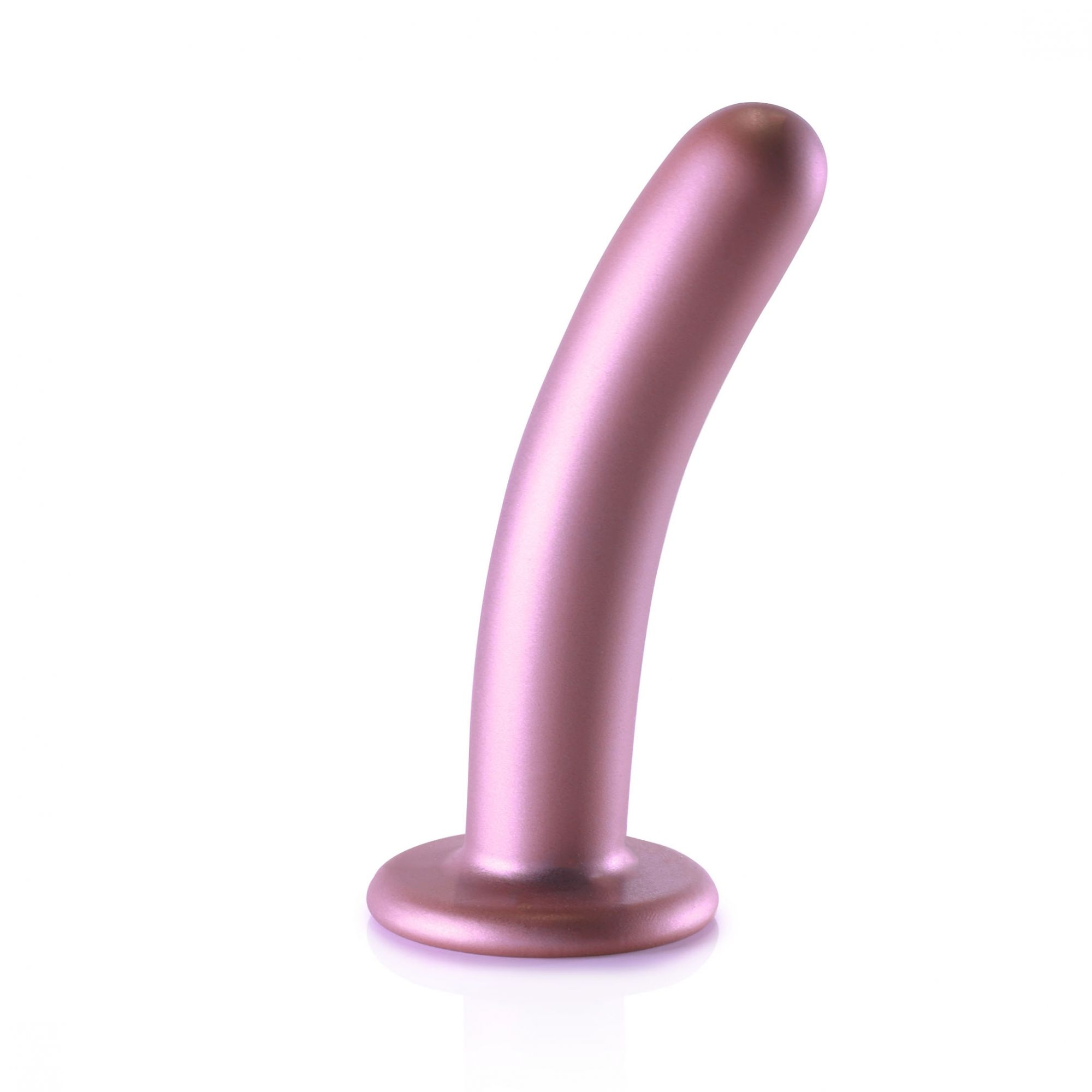 Купить розовый фаллоимитатор smooth g-spot - 15 см. Image