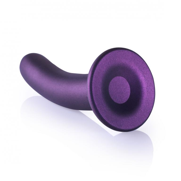 Купить фиолетовый фаллоимитатор smooth g-spot - 17,7 см. Image