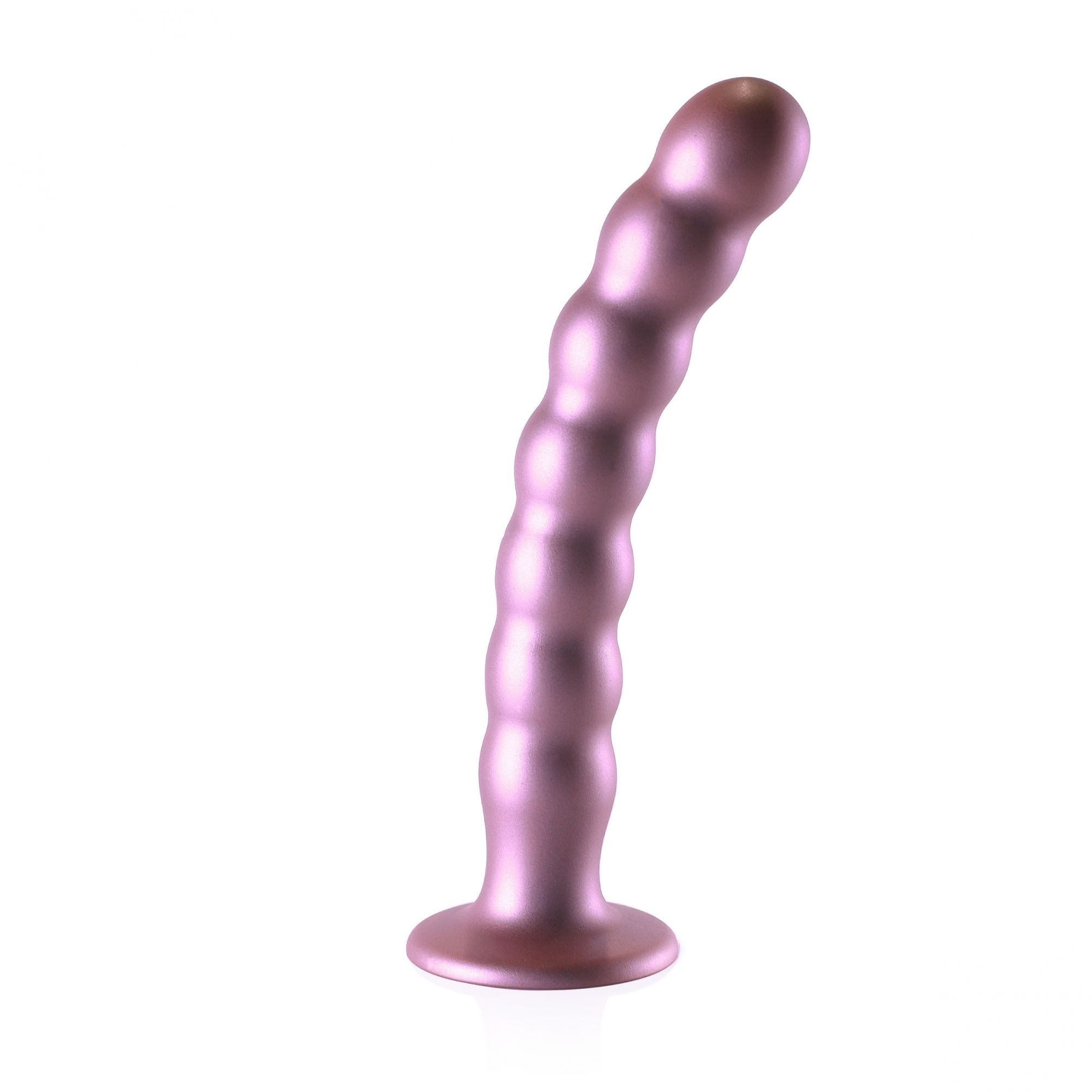 Купить розовый фаллоимитатор beaded g-spot - 21 см. Image