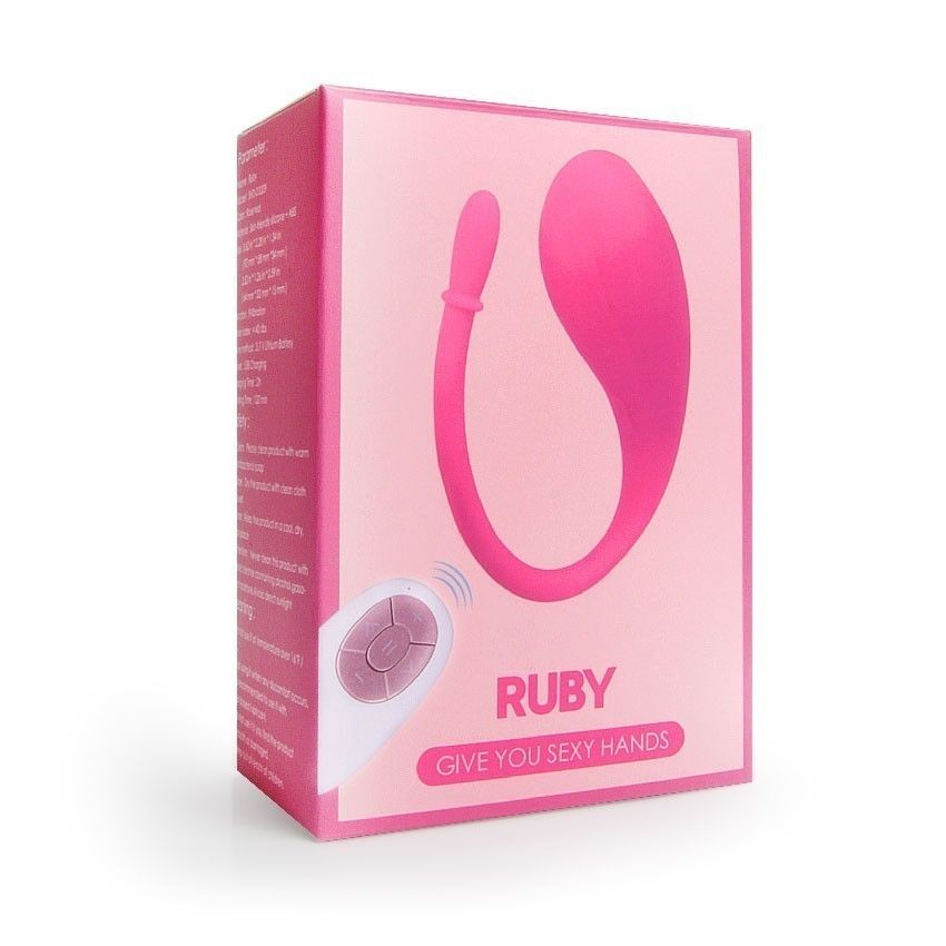 Купить ярко-розовый гладкий вагинальный виброшарик ruby Image