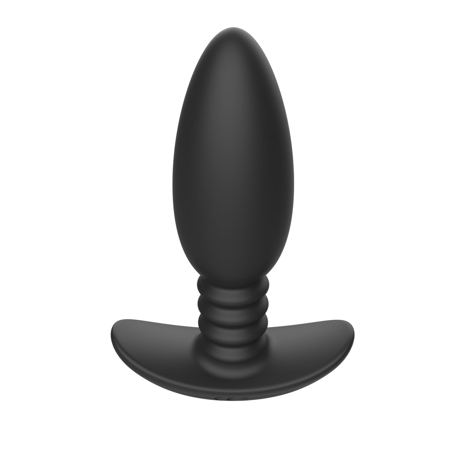 Купить черная анальная вибропробка anal vibrator с пультом ду - 13,5 см. Image