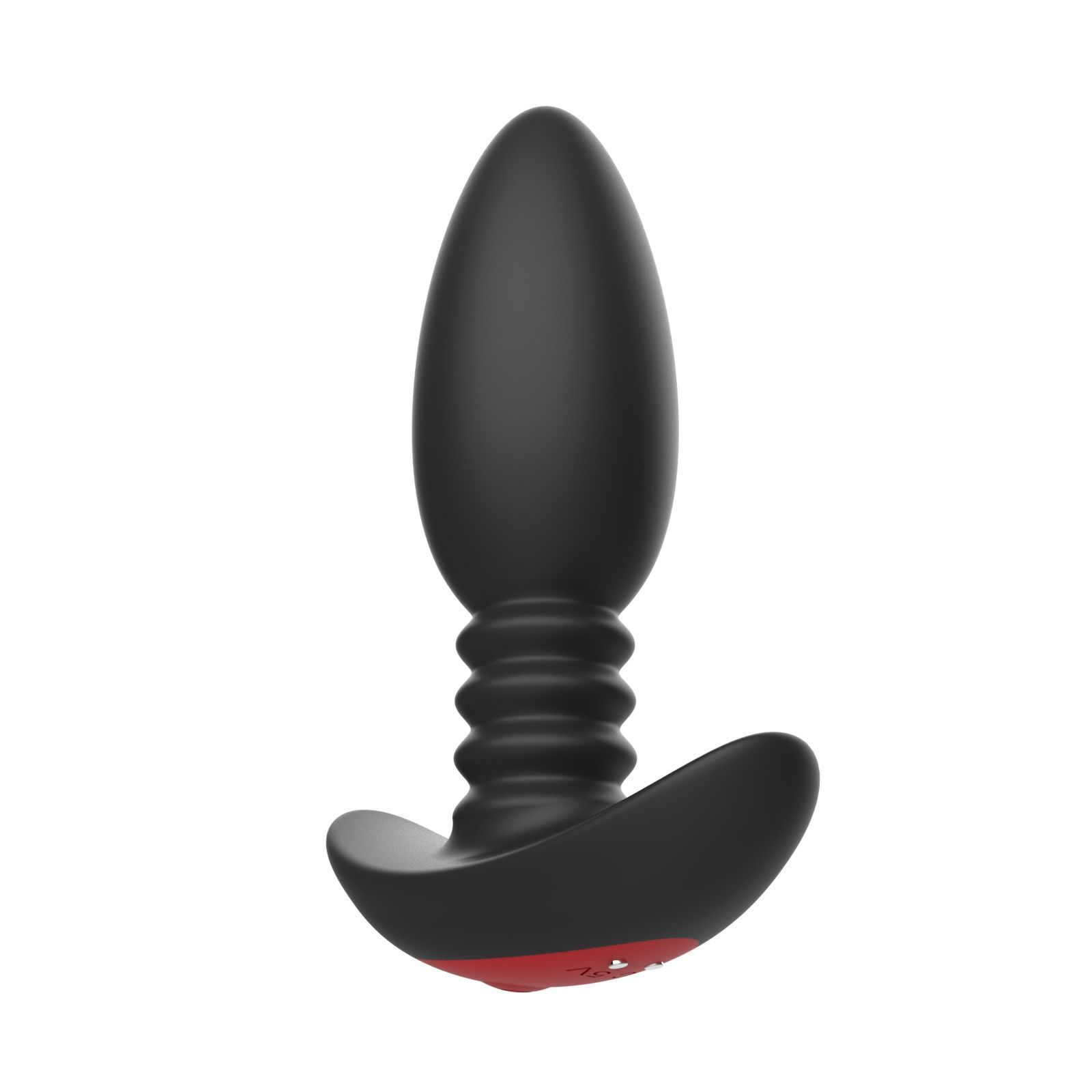 Купить черная анальная вибропробка anal vibrator с пультом ду - 13,5 см. Image