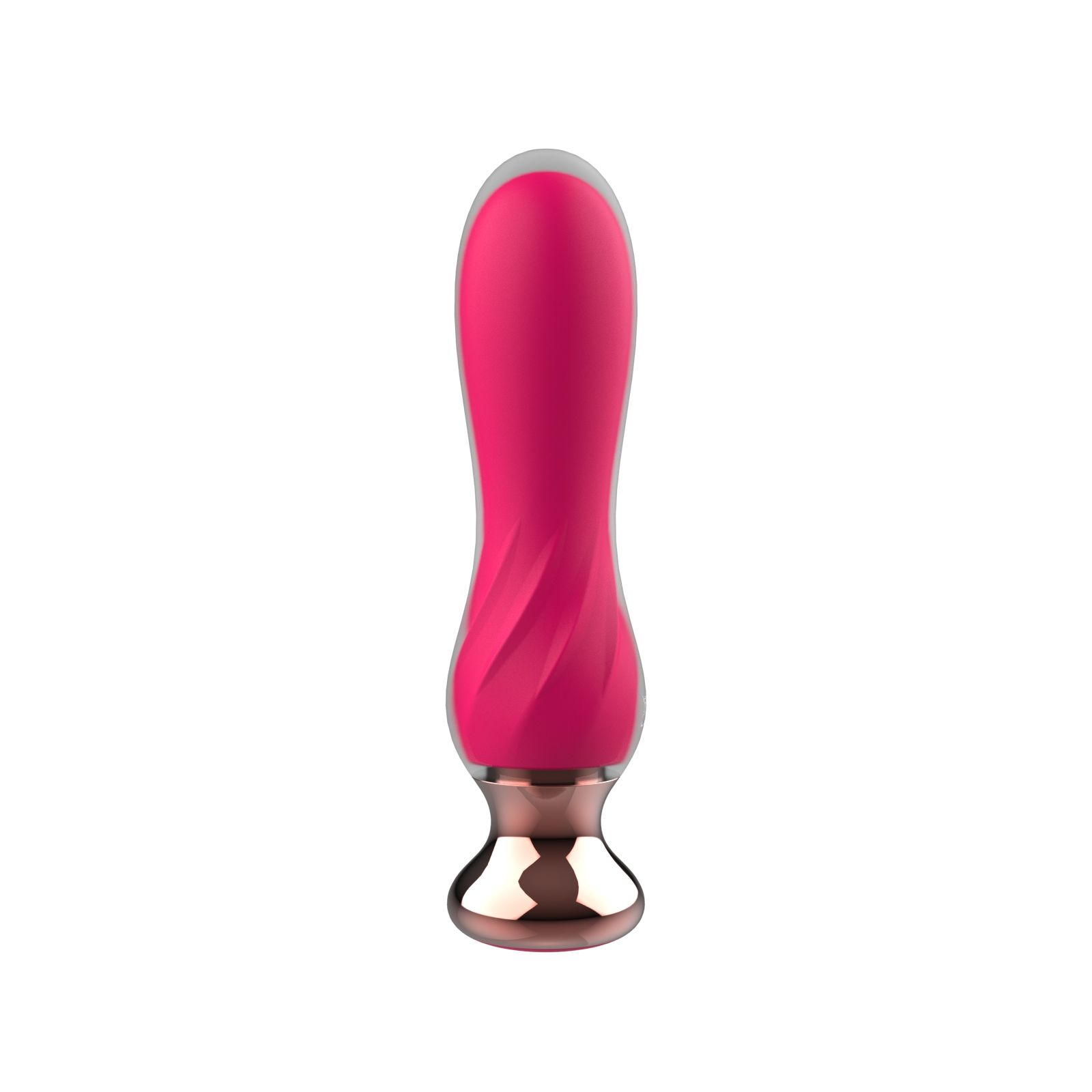 Купить розовый мини-вибратор mini vibrator с пультом ду - 12,5 см. Image