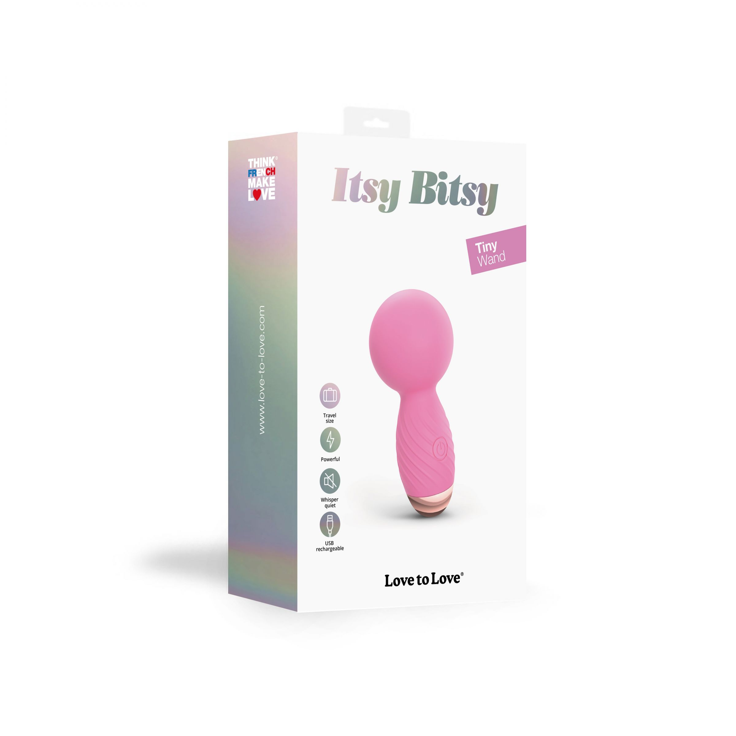 Купить розовый мини-wand вибратор itsy bitsy mini wand vibrator Image