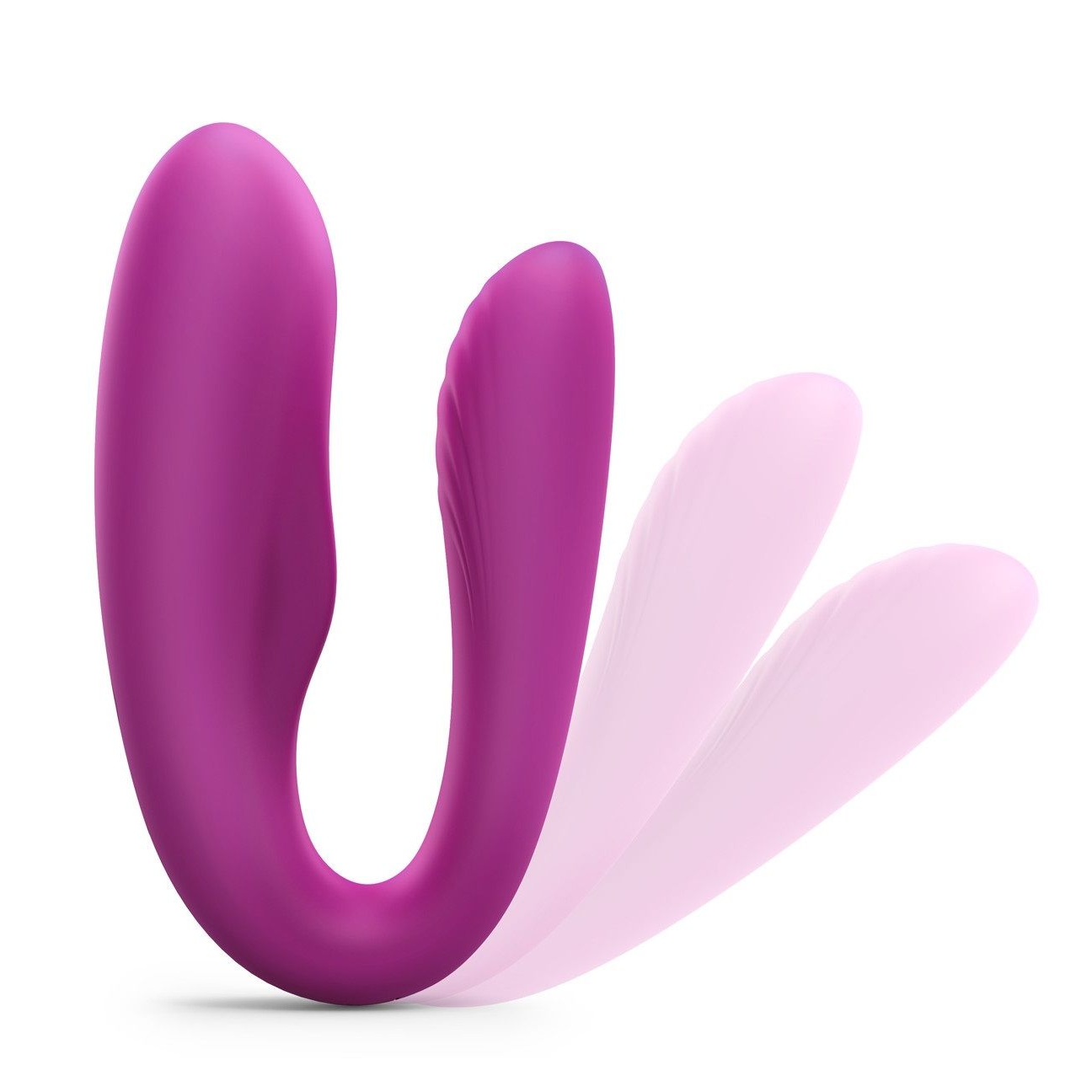 Купить лиловый вибратор для пар match up couple vibrator with remote control Image