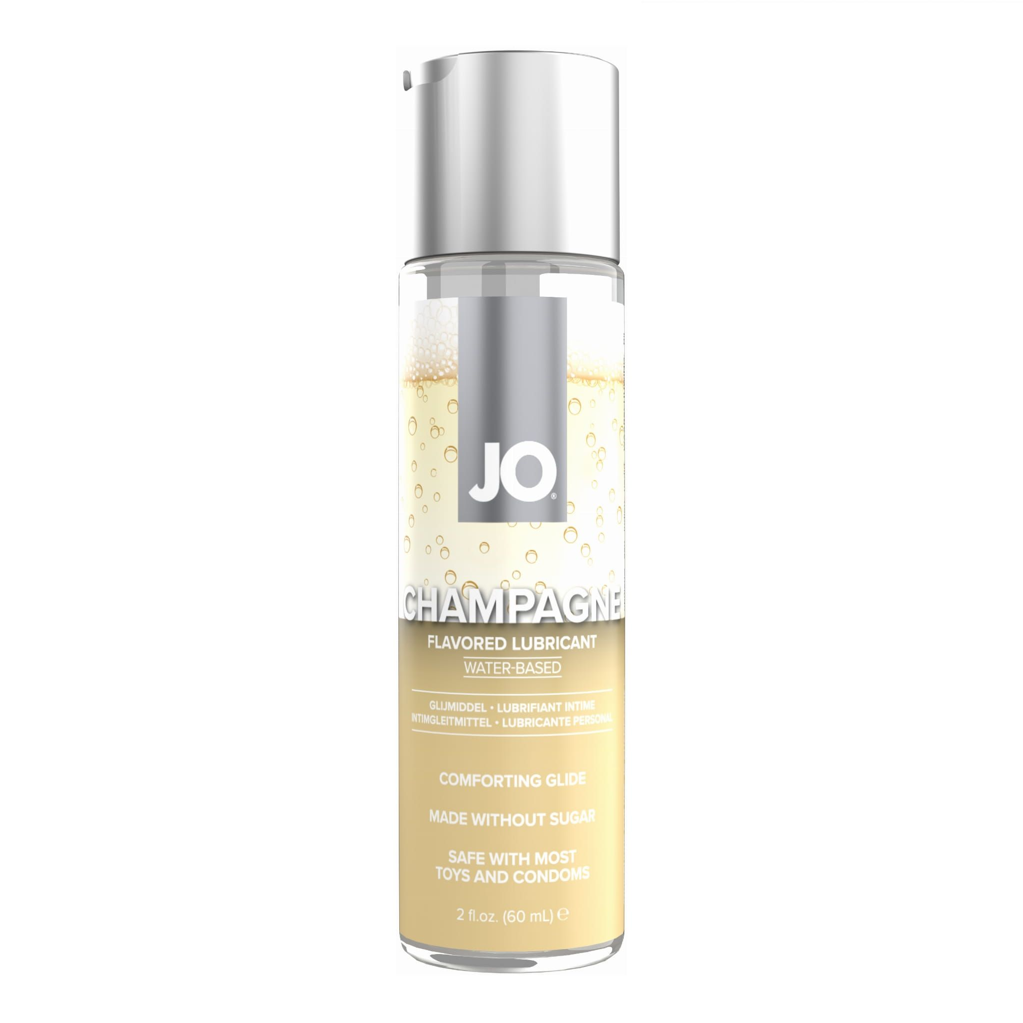 Купить лубрикант на водной основе jo h2o champagne flavored lubricant с ароматом шампанского - 60 мл. Image