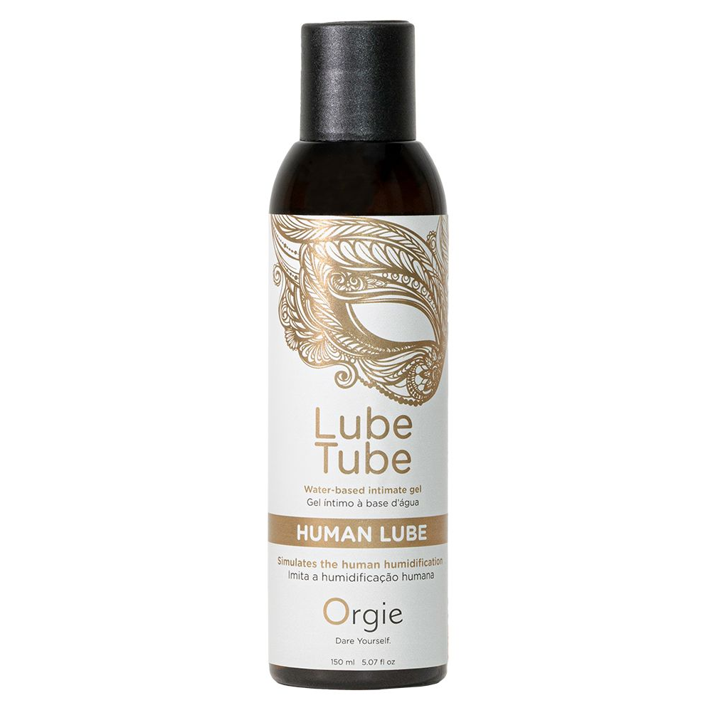 Купить интимный гель на водной основе lube tube human lube - 150 мл. Image