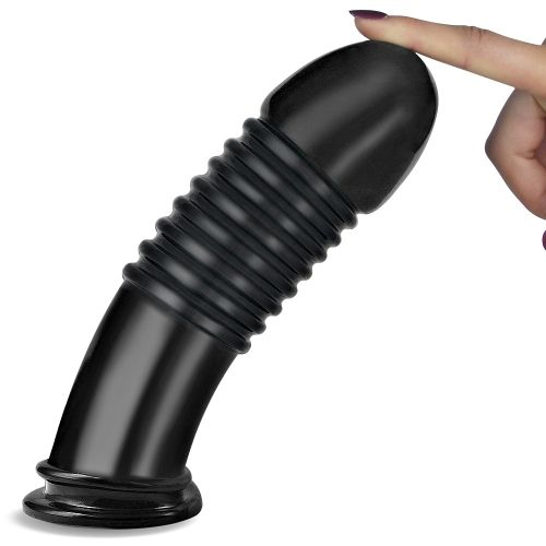 Купить черная анальная втулка 8 king sized anal bumper - 22,5 см. Image