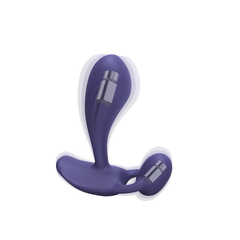 Купить темно-синий вибромассажер witty p&amp;amp;g vibrator with remote control Image